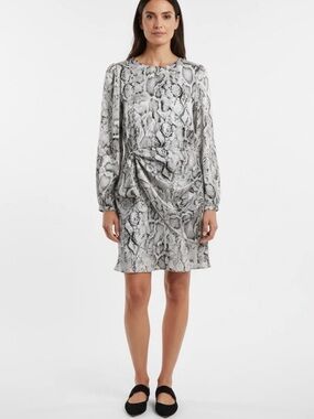 knee length dresses for ladies Zara - Double Breasted Blazer Dress With Chain - Off White main image 0